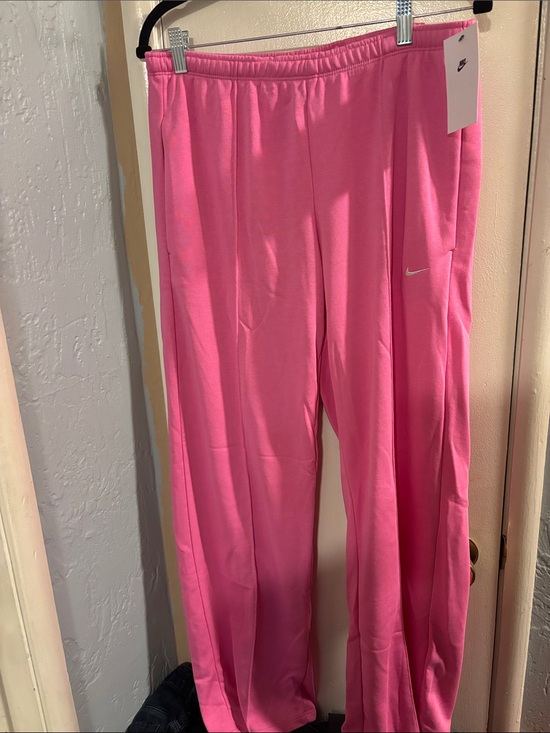 Nike Pants - Nike Hot Pink Swoosh Track Pants